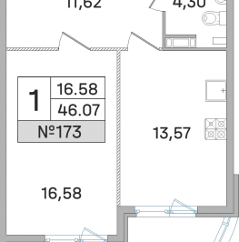 Продажа 1-комн квартиры в новостройке Королёв г., Калинина ул.,  к. 1