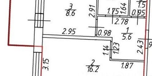 1-комн квартира Петергофское шоссе, 86к3
