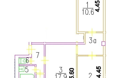 Продажа 3-комн квартиры на вторичном рынке Трифоновская улица