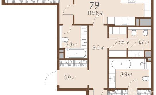 Продажа 3-комн квартиры на вторичном рынке Софийская набережная,  д. 18