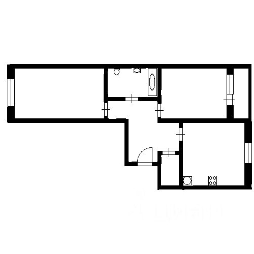 2-комн квартира Кременчугская улица, 9К1