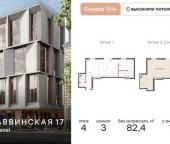 Продать Квартиры вторичка Саввинская наб  17 