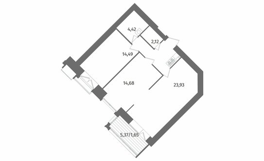 Продажа 2-комн квартиры на вторичном рынке Лиственная улица,  д. 20 к2 с1