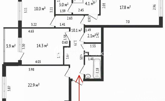 Продажа 3-комн квартиры на вторичном рынке Владимира Пчелинцева ул,  д. 6 к2