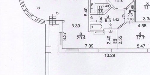 4-комн квартира Береговая улица, 8