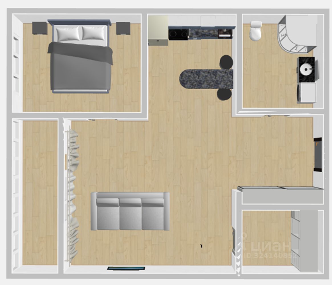 Аренда 2-комн квартиры на вторичном рынке бульвар Измайловский, 11