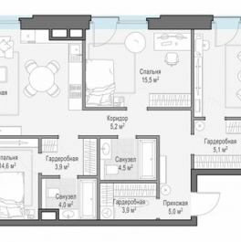Продажа 3-комн квартиры на вторичном рынке улица Ильинка,  д. 3/8 с6