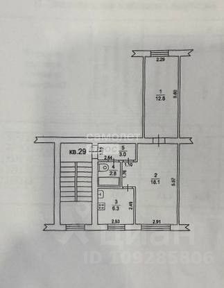Продажа 2-комн квартиры на вторичном рынке Рошаль, Советская улица,  д. 25