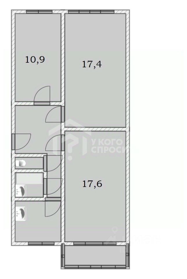 Продажа 3-комн квартиры на вторичном рынке Ломоносов, Петровский переулок, 4