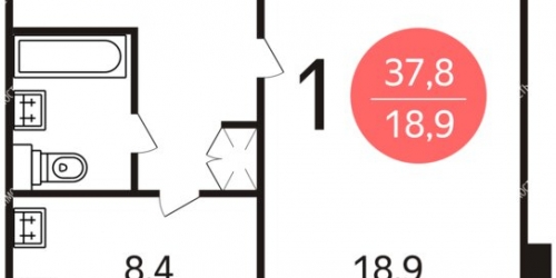 1-комн квартира Оршанская улица,  д. 11