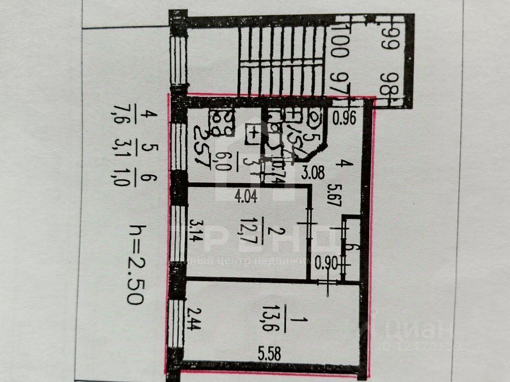 Продажа 2-комн квартиры на вторичном рынке Новоизмайловский проспект, 26К4