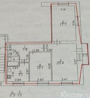 Продажа 3-комн квартиры на вторичном рынке Петергоф г, Разводная ул,  д. 23