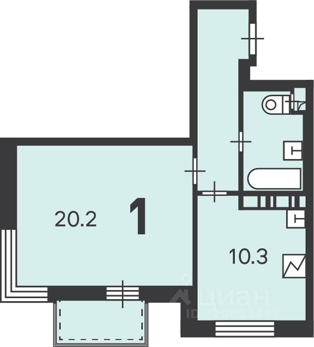 Продажа 1-комн квартиры на вторичном рынке Лодочная улица, 11