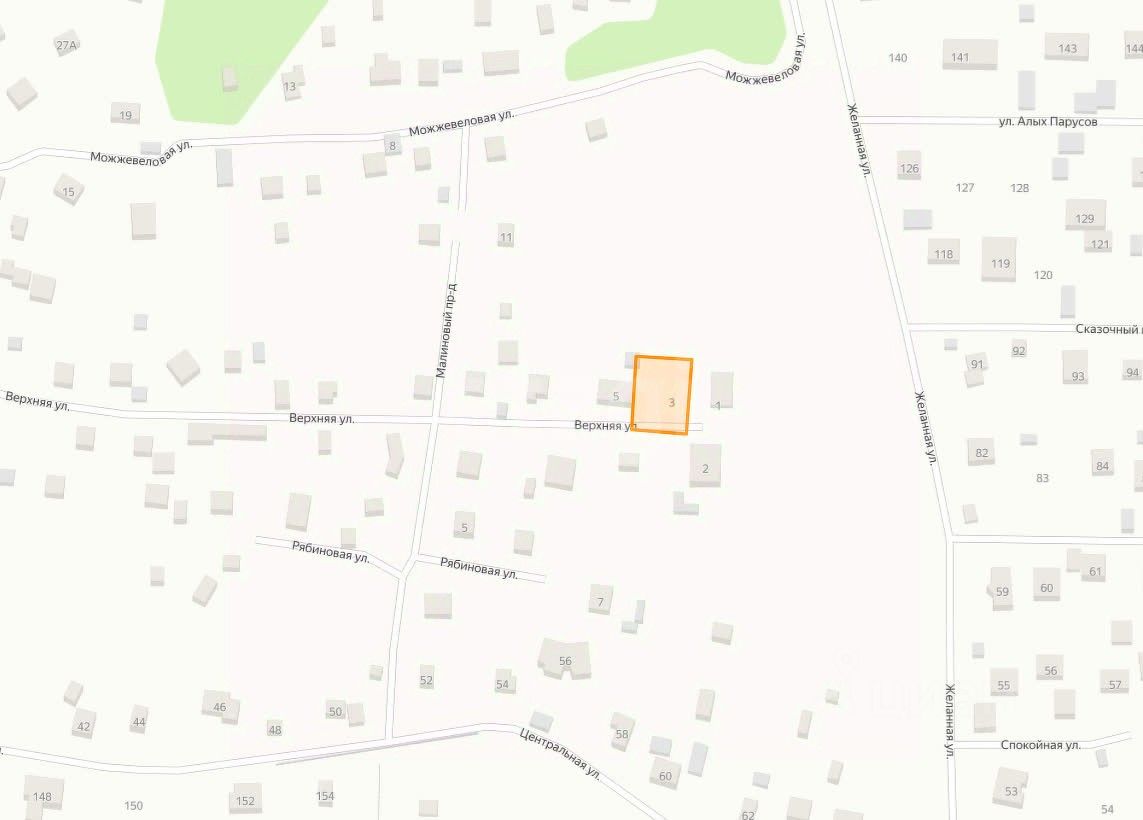 Продажа земли пос. Пески, улица Верхняя, 3
