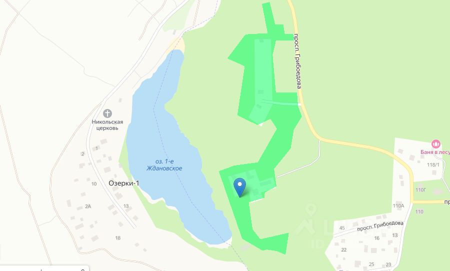 Продажа земли Всеволожск, проспект Грибоедова, 110А