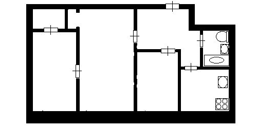 3-комн квартира Долгопрудная улица, 13/2