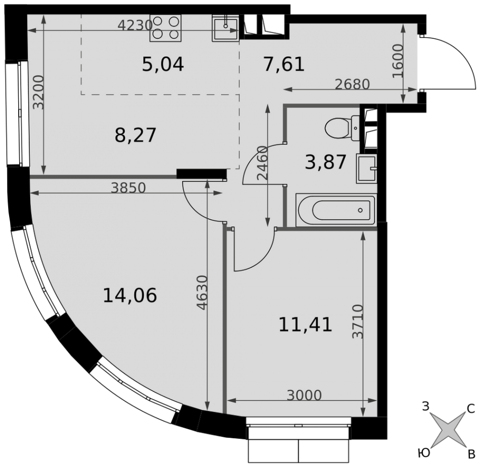 Продажа 3-комн квартиры в новостройке дер. Говорово