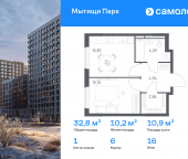 Продать Квартиры в новостройке Мытищи г, ЖК Мытищи Парк, к6   