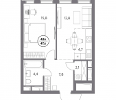 Продать Квартиры в новостройке Москва г., Фридриха Энгельса ул.   3