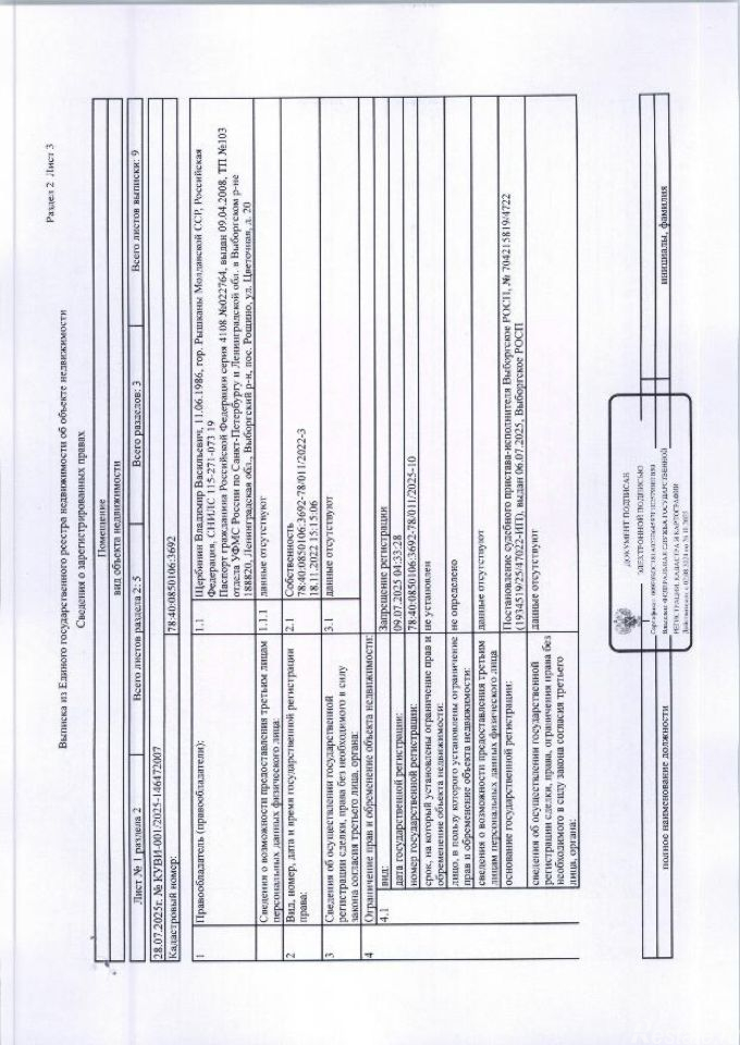 Продажа ПСН Петергофское ш,  д. 84 к19 с1