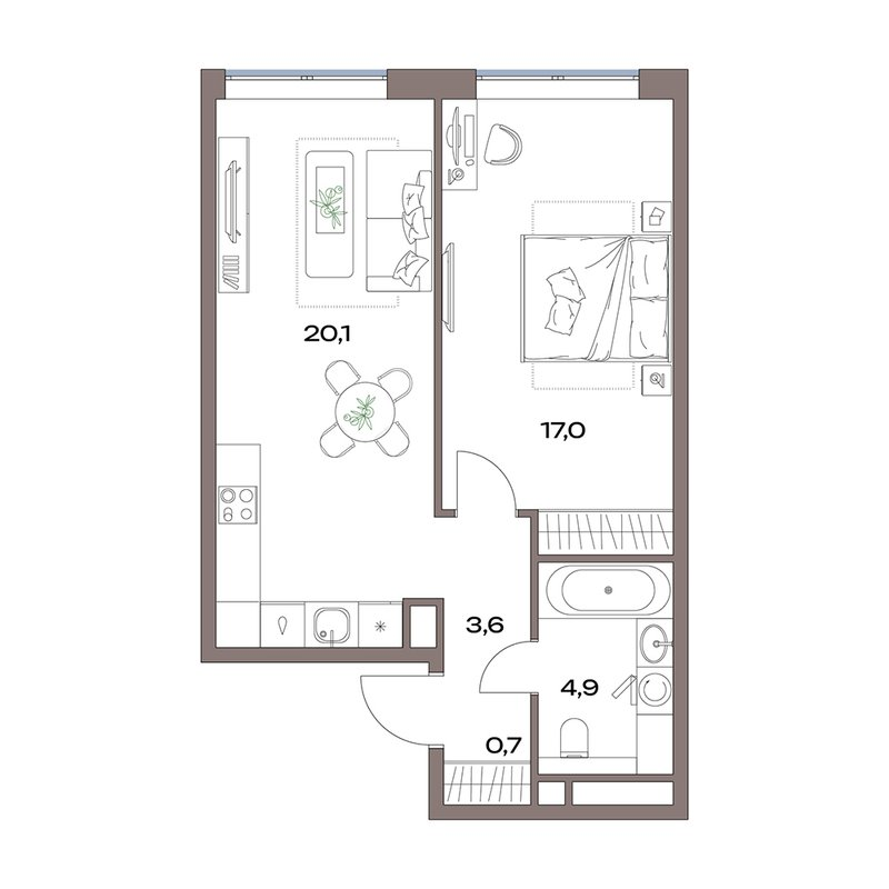 Продажа 1-комн квартиры в новостройке Москва г., Дубнинская ул.,  к. 13