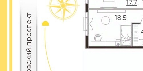 3-комн квартира улица Гастелло, 7