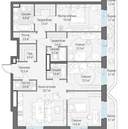 Продажа 3-комн квартиры в новостройке Москва г., Симоновская наб., к. Line 10 Продажа 3-комн квартиры в новостройке Москва г., Симоновская наб., к. Line 10