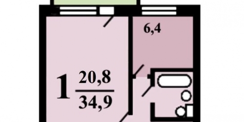 1-комн квартира Воронежская улица,  д. 30