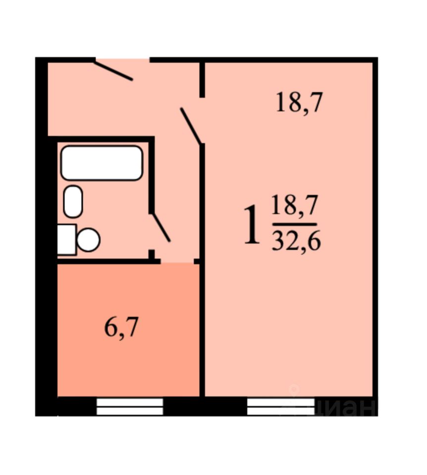 Продажа 1-комн квартиры на вторичном рынке улица Красного Маяка, 13АК1