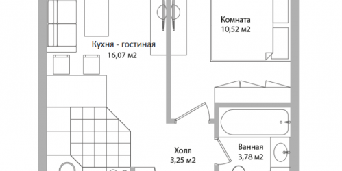 1-комн квартира Мытищи г., Сукромка ул.,  к. 1