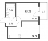 Продать Квартиры в новостройке Стрельна п., Будённого пр-кт   5.5