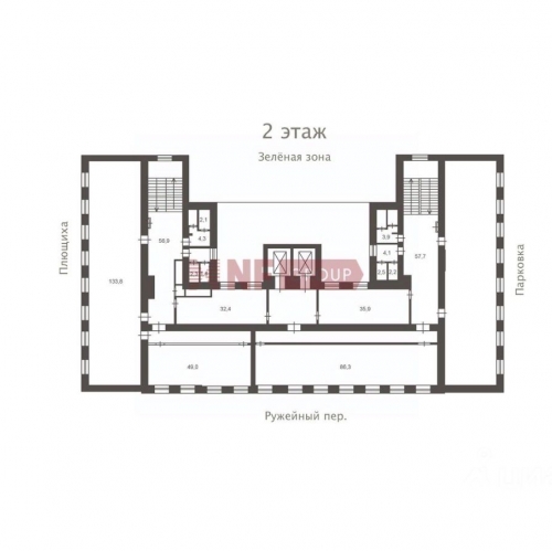 Отдельное здание Ружейный переулок,  д. 6