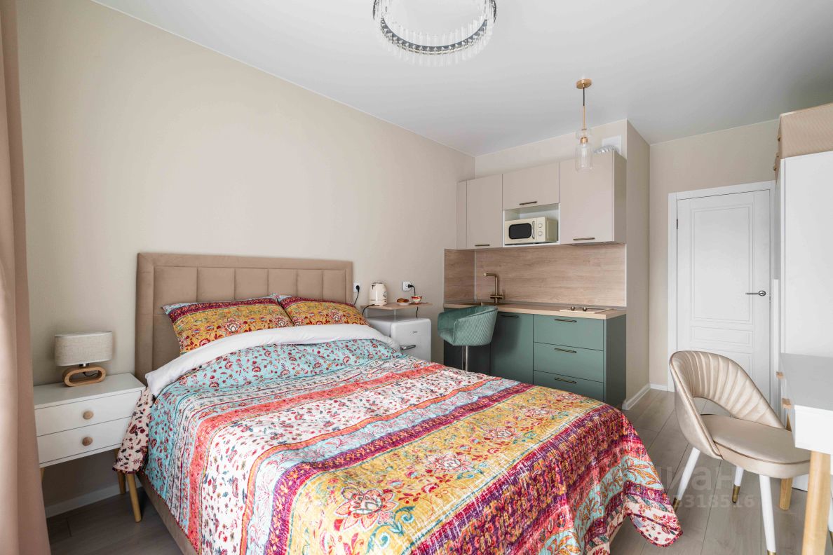 Аренда студии Кудрово г., улица Солнечная, 4