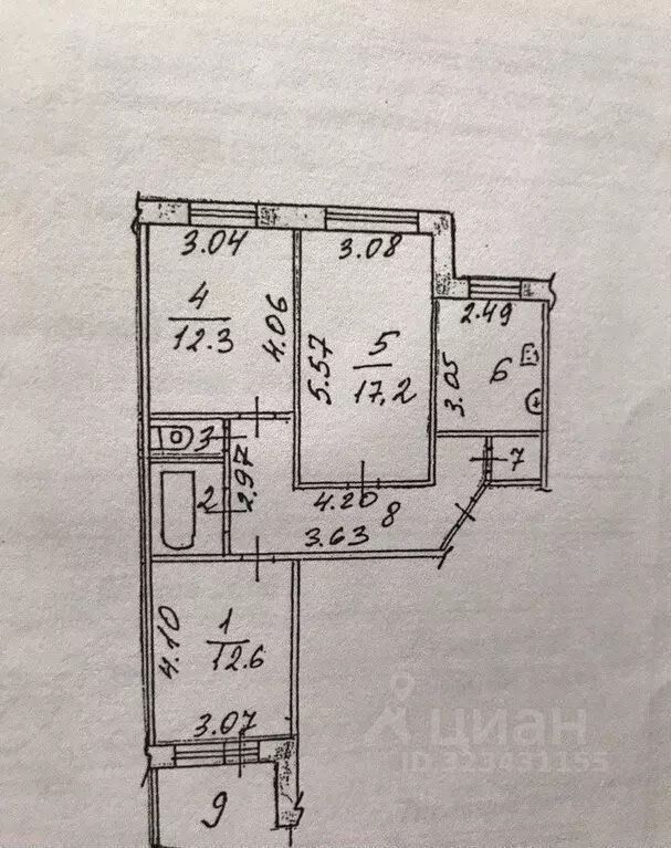 Продажа 3-комн квартиры на вторичном рынке Электросталь, проспект Ленина, 2к3