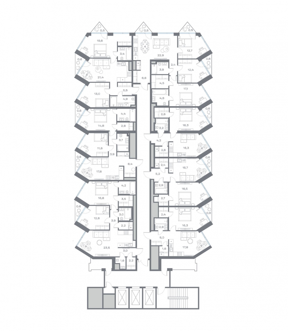 Продажа 1-комн квартиры в новостройке Крылатская ул,  д. 23 к1