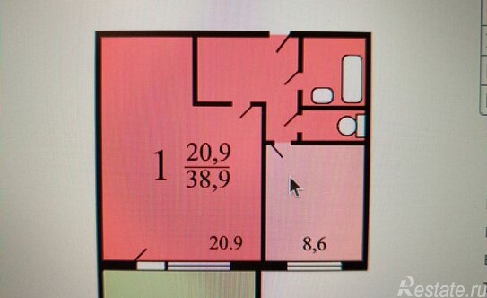 Аренда 1-комн квартиры на вторичном рынке ул Зеленодольская,  д. 11/16