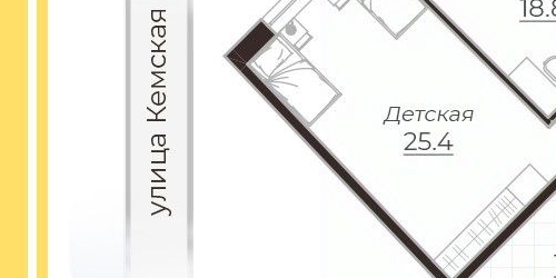 4-комн квартира Кемская улица, 1