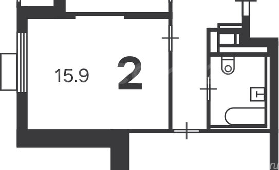 Продажа 2-комн квартиры на вторичном рынке Краснодонская улица,  д. 50