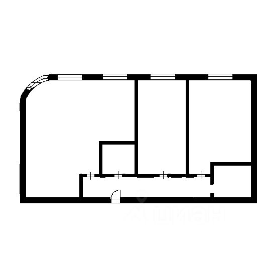 Продажа 3-комн квартиры на вторичном рынке Марксистская улица, 7