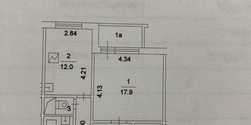1-комн квартира ул Бобруйская,  д. 6,  к. 2 стр 2
