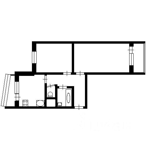 Продажа 2-комн квартиры на вторичном рынке Люберцы, улица Преображенская, 9