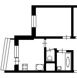 Продажа 2-комн квартиры на вторичном рынке Люберцы, улица Преображенская, 9