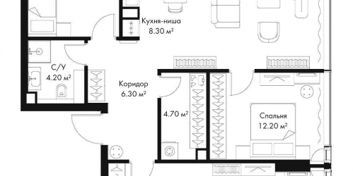 3-комн квартира пр-кт Ленинградский, вл. 8