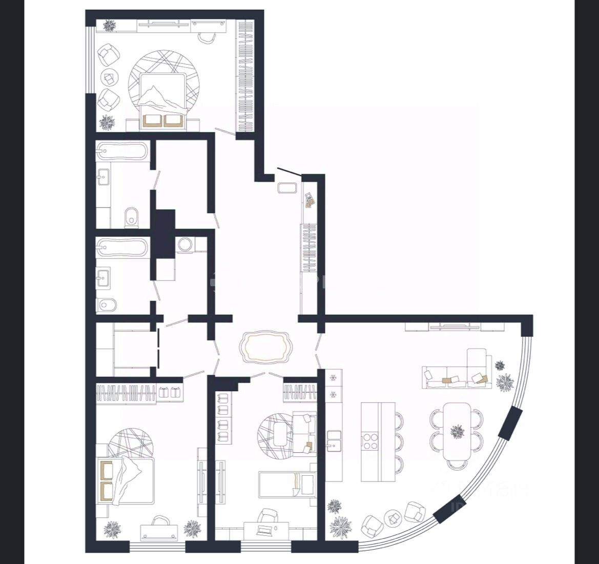 Продажа 3-комн квартиры на вторичном рынке улица Нахимова, 20