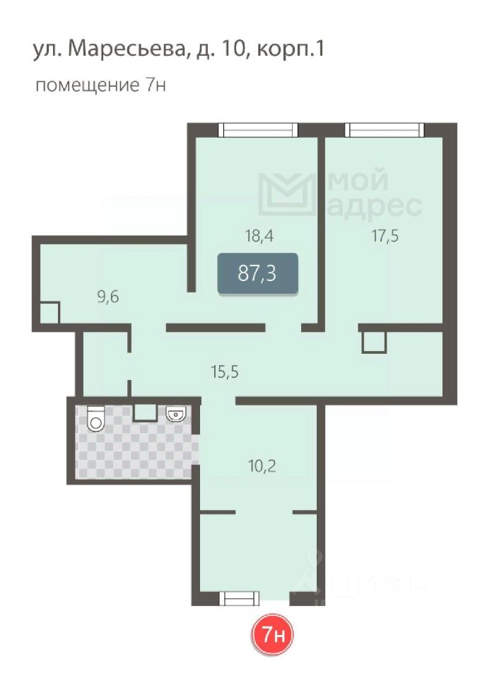 Продажа ПСН Маресьева ул,  д. 10 к1
