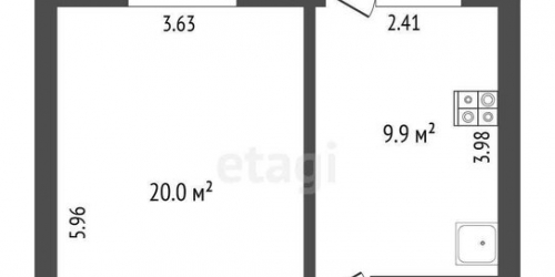 1-комн квартира ул Героев Панфиловцев,  д. 37,  к. 4