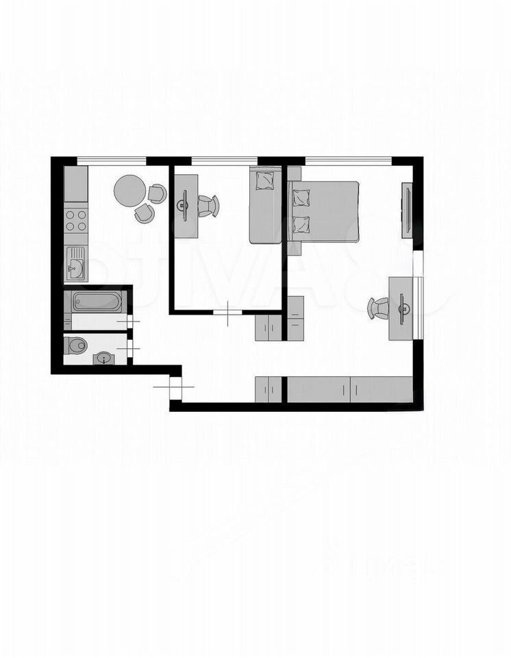 Продажа 2-комн квартиры на вторичном рынке проспект Космонавтов, 20К3