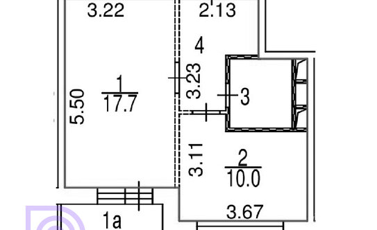 Продажа 1-комн квартиры на вторичном рынке Андерсена ул,  д. 2