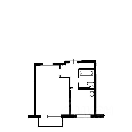 Аренда 2-комн квартиры на вторичном рынке 1-й Красногвардейский проезд, 22с2