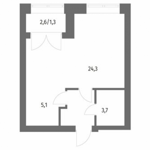 1-комн квартира улица Академика Константинова,  д. 1 к1 с1